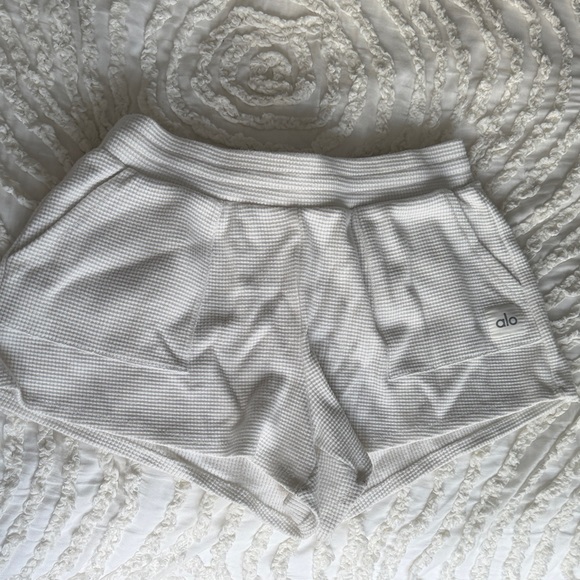 ALO Yoga Pants - ALO Yoga Thermal Waffle Shorts